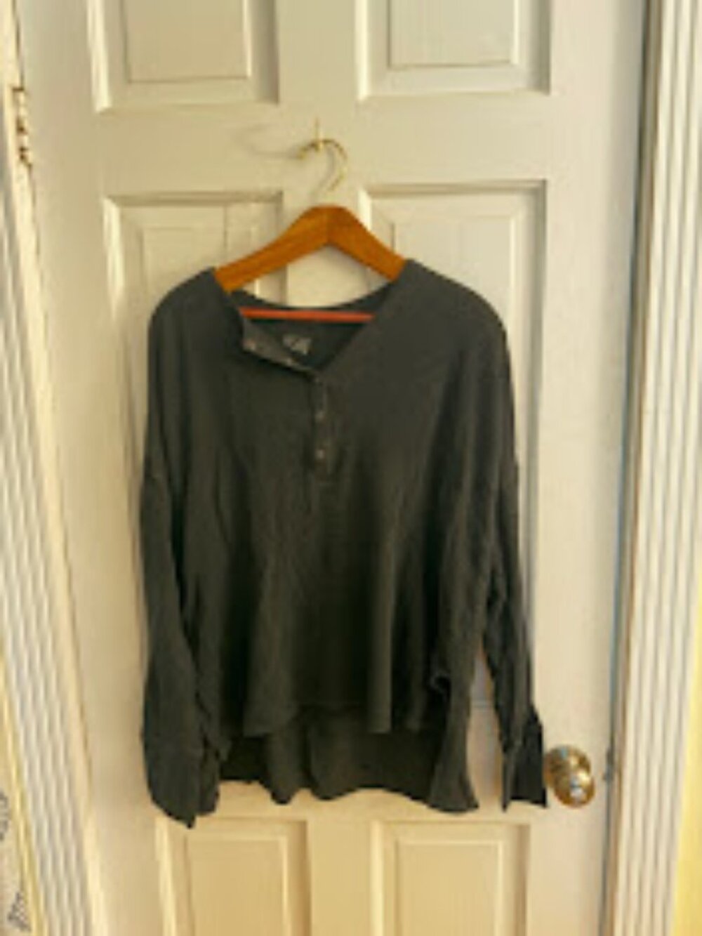 aerie waffle knit top